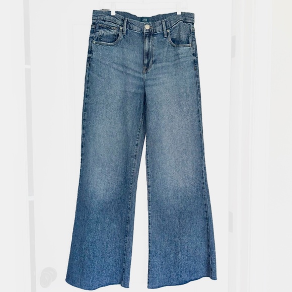 JAG SEINE BLUE 70'S WIDE LEG JEANS- Med Blue Denim sz 12 - Picture 1 of 11